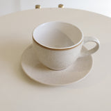 Danny Home Cup and Saucer Set 6 Pieces Oatmeal Speckle. No 1 Homestore for Home Shopping 