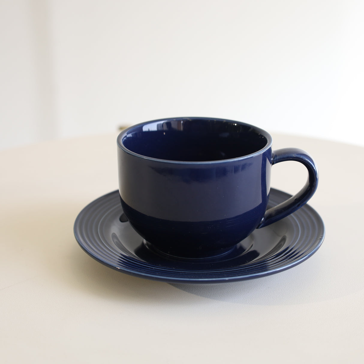 Danny Home Cup and Saucer Set 6 Pieces Solid Gloss Navy. Most Famous Homestore Iin Pakistan