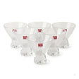 Danny Home Glass Dessert Bowl Set 6pcs 180ml at Zubaidas Homestore