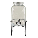 Danny Home Glass Dispenser With Tap and Stand 2pcs at Zubaidas Homestore Best for Home Shopping