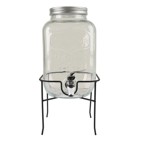 Danny Home Glass Dispenser With Tap and Stand 2pcs at Zubaidas Homestore Best for Home Shopping