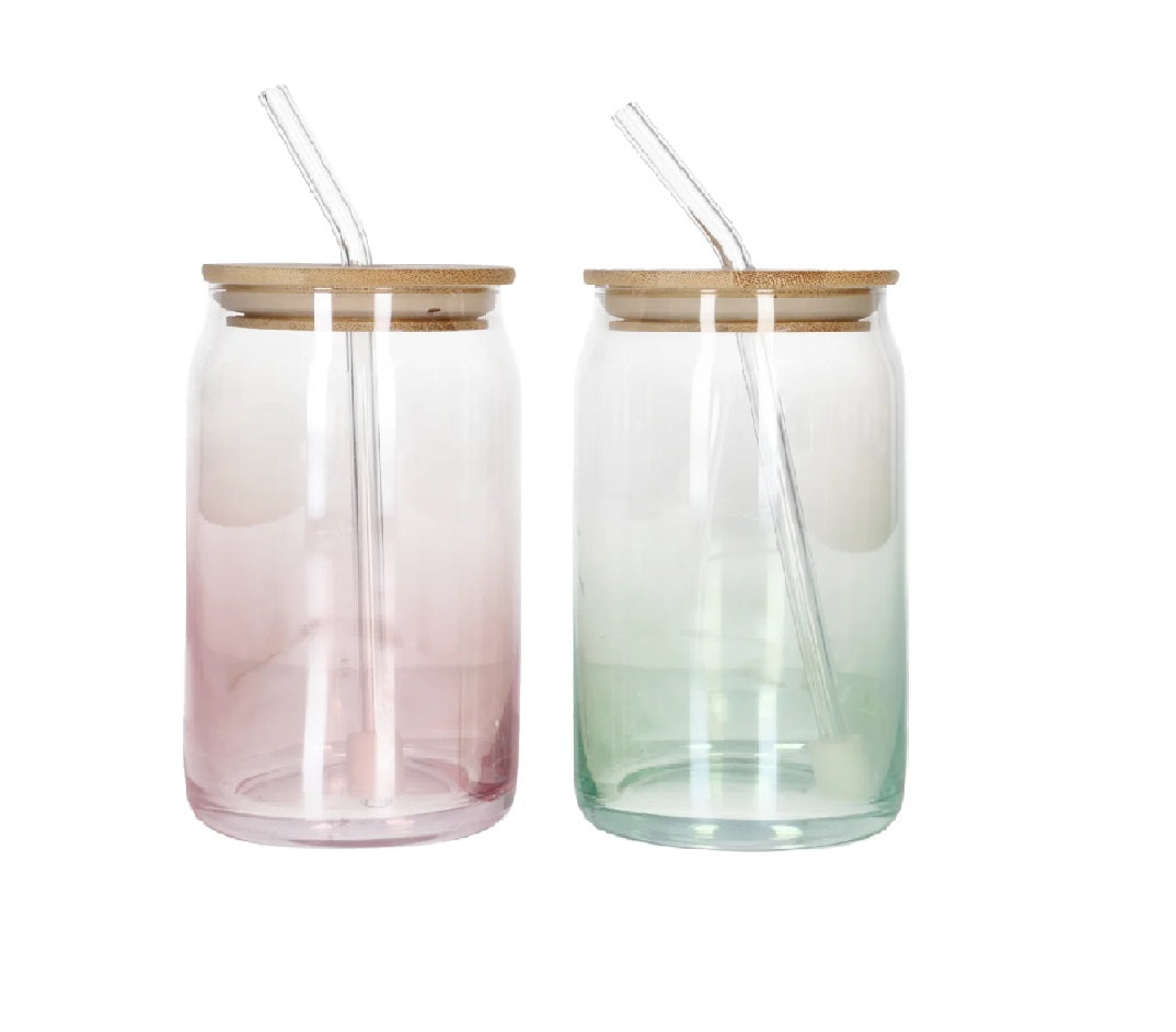 Danny Home Gradient Glass Cup 2pcs 500ml at Zubaidas Homestore Best for Home Shopping
