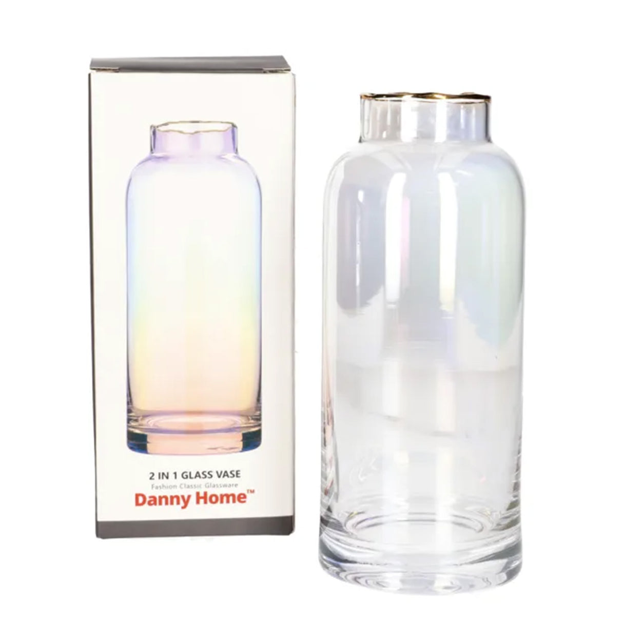 Danny Home Plant Vase Glass 19cm at Zubaidas Homestore Pakistan
