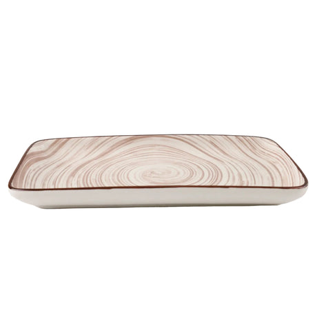 Danny Home Rectangular Platter Brown Swirl Pattern 20cm at Zubaidas Homestore Pakistan