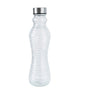 Danny Home Ribbed Glass Water Bottle 500ml at Zubaidas Homestore