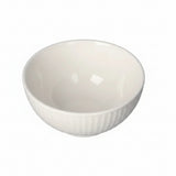 Danny Home White Ceramic Ribbed Bowl 12.2cm at Zubaidas Homestore