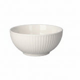 Danny Home White Ceramic Ribbed Bowl 12.2cm at Zubaidas Homestore Best for Home Shopping