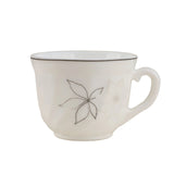 Danny Homes Cup and Saucer Set 6 Pieces Floral Line-Art. Best Homestore for Home Shopping