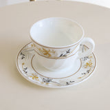 Danny Homes Cup and Saucer Set 6 Pieces Floral Vine. Number 1 Homestore for Home Shopping