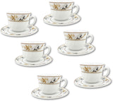 Danny Homes Cup and Saucer Set 6 Pieces Floral Vine at Zubaidas Homestore Pakistan