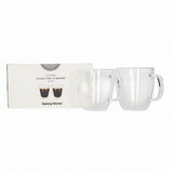 Danny Home Double Walled Glass Mug with Handle 150ml at Zubaidas Homestore