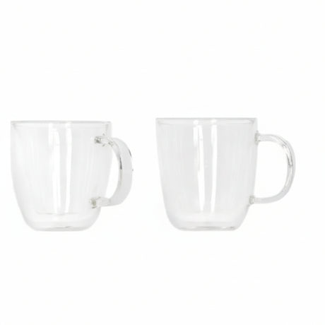 Danny Home Double Walled Glass Mug with Handle 150ml at Zubaidas Homestore Best for Home Shopping