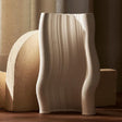 Ferm Living Moire Vase 3D Textured Ceramic Design at zubaidas Homestore Best for Home Shopping