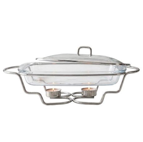 Chafing Dish Food Warmer 2.4Ltr With Stand at Zubaidas Homestore