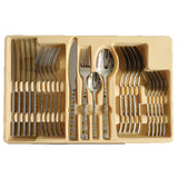 MYD Vintage Cutlery Set 24 Pieces Silver Golden at Zubaidas Homestore Pakistan