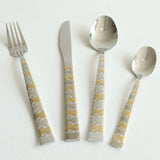 MYD Vintage Cutlery Set 24 Pieces Silver Golden. No1 Home Store In Pakistan