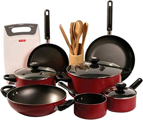 Prestige Classique 16 Piece Non-Stick Cookware Set at Zubaidas Homestore - Pakistan's Favorite Destination for Home Shopping