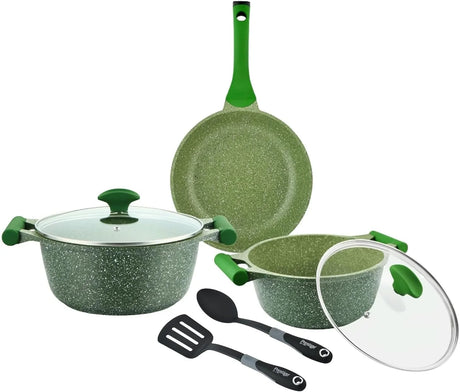 Prestige Essentials Granite 7 Piece Non-Stick Cast Aluminium Cookware Set Shop Online at Zubaidas Homestore Pakistan