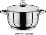 Prestige Stainless Steel 18/10 cookware set 12 Pieces at Zubaidas Homestore. Largest Place for Home Shopping 
