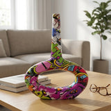 Abstract Graffiti Ceramic Flower Vase at Zubaidas Homestore