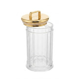 Acrylic 3 Pieces Airtight Jar Set of 3 Gold at Zubaidas Homestore Best for Home Shopping