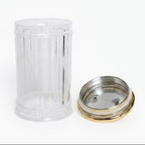 Acrylic 3 Pieces Airtight Jar Set of 3 Gold at Zubaidas Homestore Online Pakistan