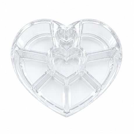 Acrylic Heart Shaped Makeup Organizer at Zubaidas Homestore Pakistan