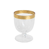 Acrylic Jar With Gold Rim and Pedestal Base at Zubaidas Homestore Online Pakistan