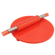 Acrylic Rolling Pin and Rolling Board 2 Pieces Set Orange at Zubaidas Homestore Pakistan