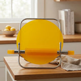 Acrylic Rolling Pin and Rolling Board with Stand 3 Pieces Set Yellow at Zubaidas Homestore 