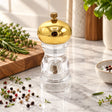 Acrylic Salt and Pepper Mill Grinder With golden Top at Zubaidas Homestore
