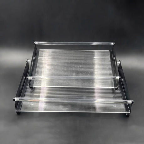 Acrylic Transparent Serving Tray 2 Pieces Set at Zubaidas Homestore 