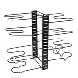 Adjustable Pot and Pan Organizer Rack 8 Tier Black at Zubaidas Homestore Pakistan
