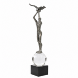 Modern Woman and Bird Sculpture at Zubaidas Homestore Pakistan