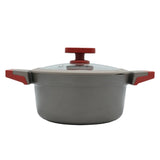 AlpenBerg Non Stick Casserole Pot with Glass Lid 20cm at Zubaidas Homestore Pakistan