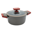 AlpenBerg Non Stick Casserole Pot with Glass Lid 20cm at Zubaidas Homestore. Best Online Homestore in Pakistan