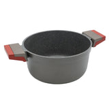 AlpenBerg Non Stick Casserole Pot with Glass Lid 20cm at Zubaidas Homestore. Most Trusted Homestore in Pakistan