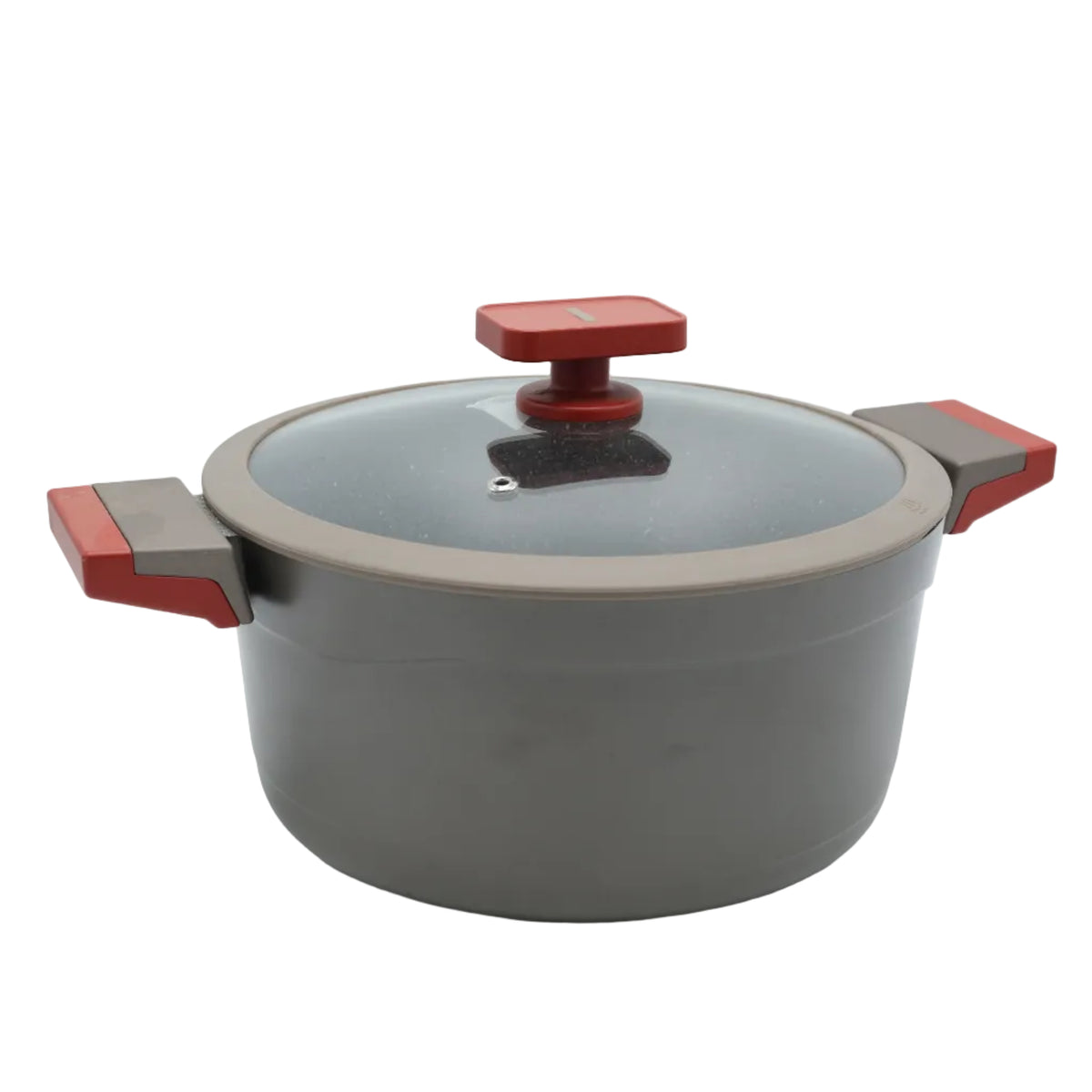 AlpenBerg Non Stick Casserole Pot with Glass Lid 24cm at Zubaidas Homestore. Most Trusted Homestore in Pakistan