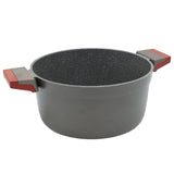 AlpenBerg Non Stick Casserole Pot with Glass Lid 24cm at Zubaidas Homestore. Best Online Homestore in Pakistan
