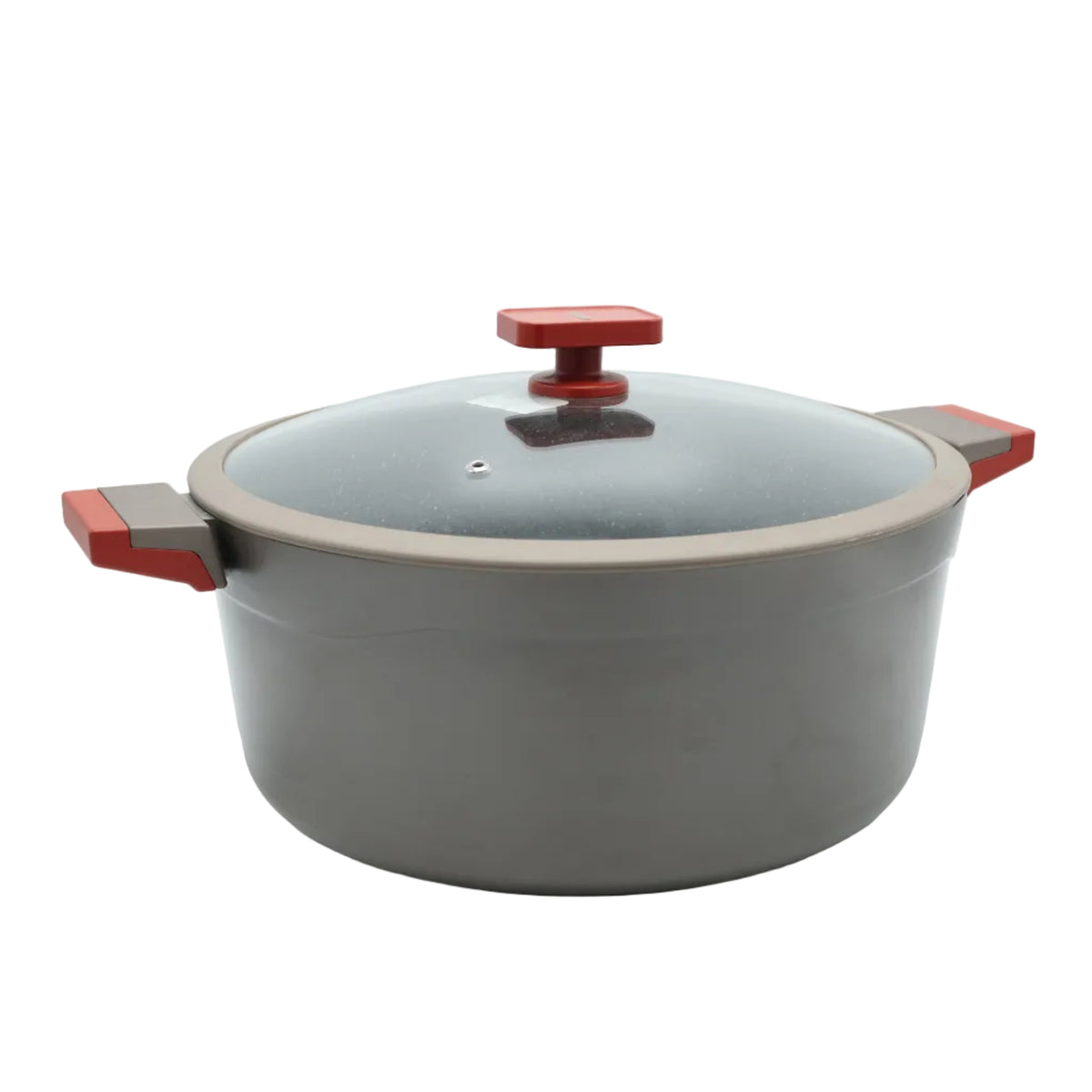AlpenBerg Non Stick Casserole Pot with Glass Lid 32cm at Zubaidas Homestore. Best Online Homestore in Pakistan