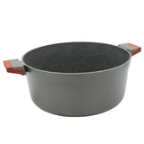 AlpenBerg Non Stick Casserole Pot with Glass Lid 32cm at Zubaidas Homestore. Most Trusted Homestore in Pakistan