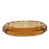 Amber Faceted Acrylic Oval Soap Dish at Zubaidas No#1 Homestore in Pakistan