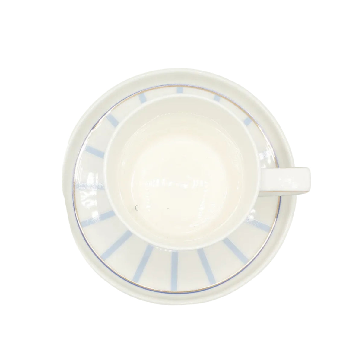 Angela Ceramic Blue Rose Cup and Saucer 6 Pieces Set at Zubaidas Homestore. Best Online Homestore in Pakistan
