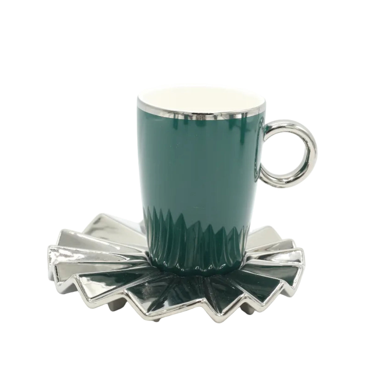 Angela Cup and Saucer 12 Pieces Set Green at Zubaidas Homestore. Most Trusted Homestore in Pakistan