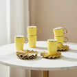 Angela Cup and Saucer 12 Pieces Set Yellow at Zubaidas Homestore