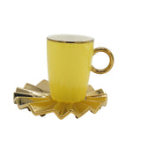 Angela Cup and Saucer 12 Pieces Set Yellow at Zubaidas Homestore Pakistan