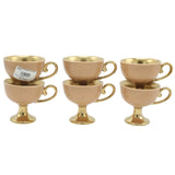 Angela Cup and Saucer 6 Pieces Set Beige at Zubaidas Homestore. The Largest Home Shop in Pakistan