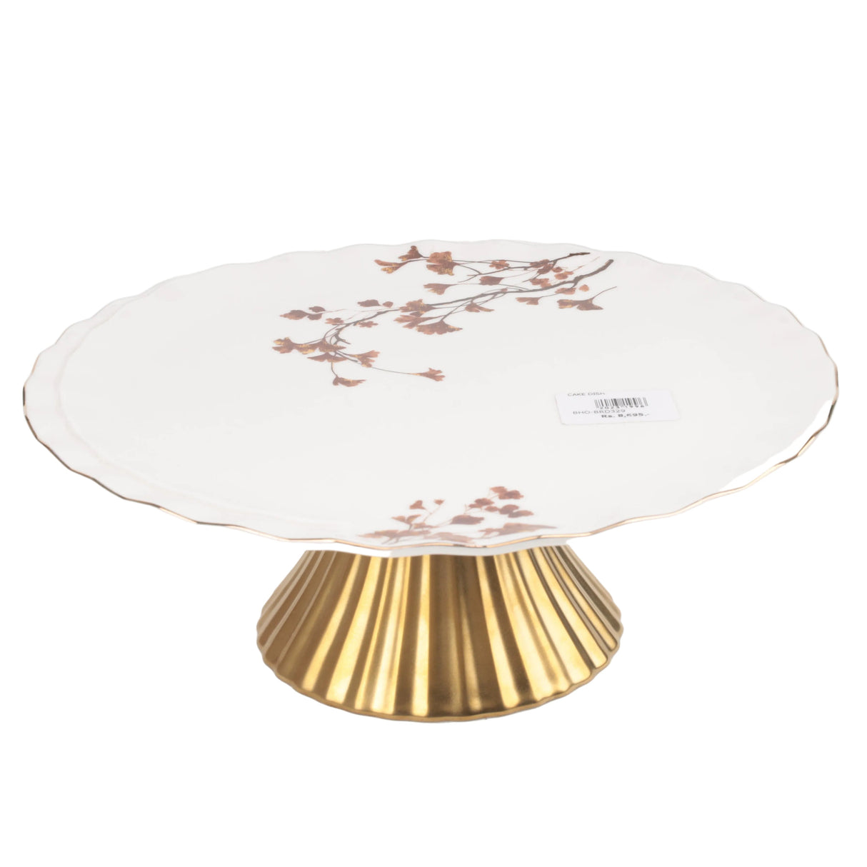 Angela Floral Cake Dish With Lifter 26.6cm at Zubaidas The Largest Homestore in Pakistan