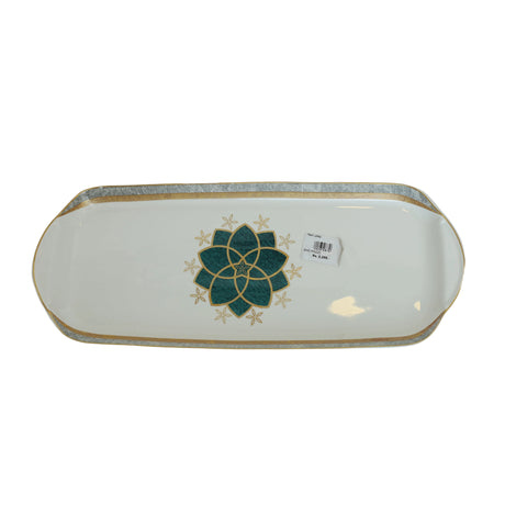 Angela Long Serving Tray Floral Pattern at Zubaidas Homestore Best for Home Shopping Pakistan