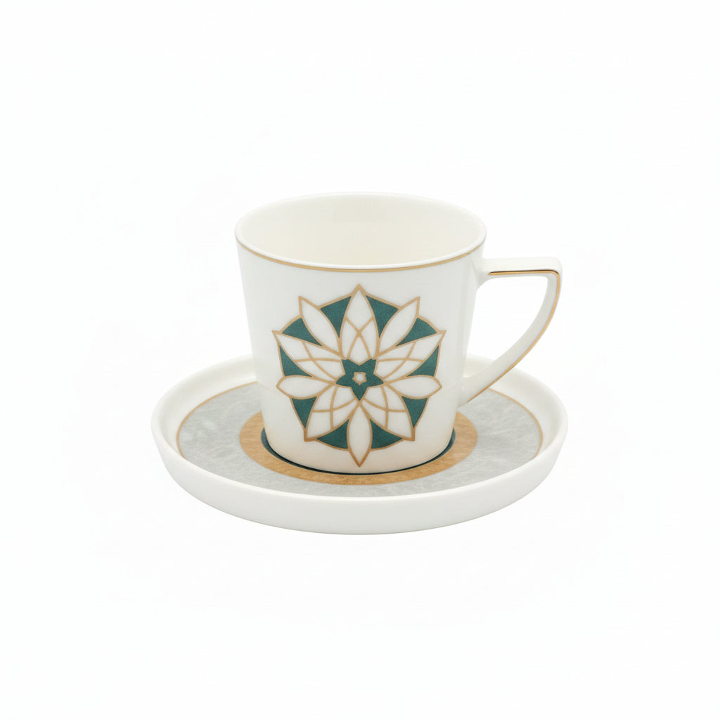 Angela Royal Cup and Saucers 6 Pieces Set at Zubaidas Homestore Pakistan